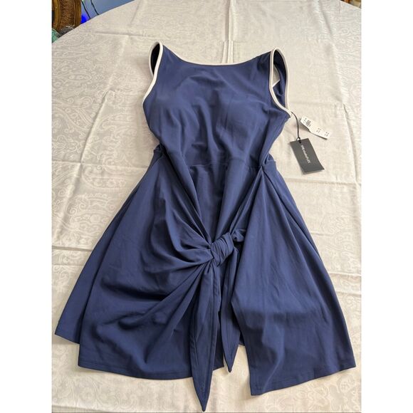 Abercrombie & Fitch Dresses & Skirts - NWT Abercrombie YPB Tie Game Dress Navy Blue Size Large New